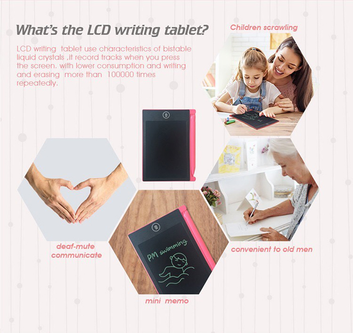Kids Drawing Board Electronic Notes Memo Pad