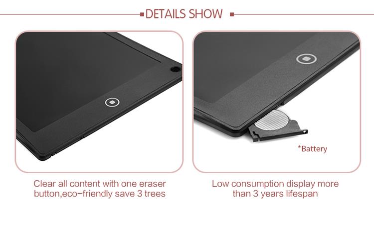 E-χαρτί γραφής δισκίο LCD E-paper LCD writing tablet