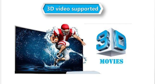 3D Video supported